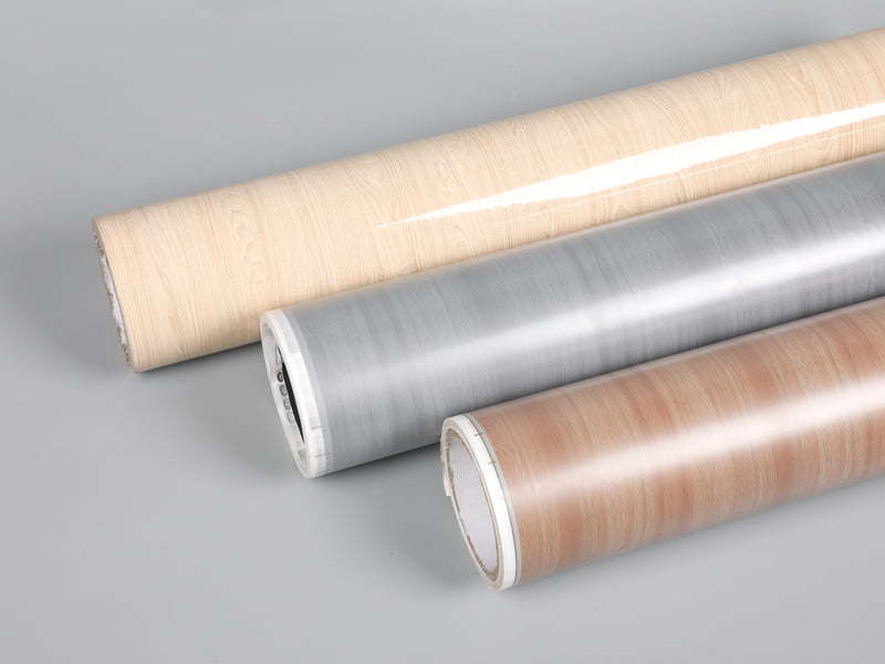 Lámina de estampación en caliente para panel de pared, patrón de madera, materiales WPC/ABS/PVC/MDF